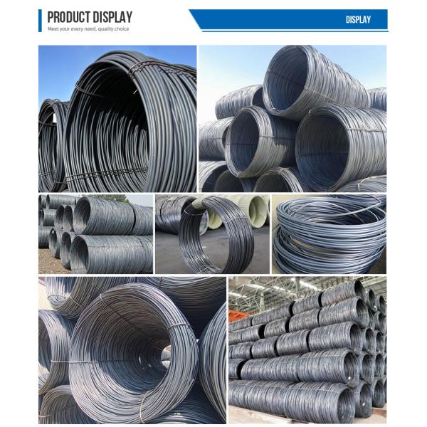 JIS Standard SAE 1006 Cr Hot Rolled Steel Wire Coils Customizable Length