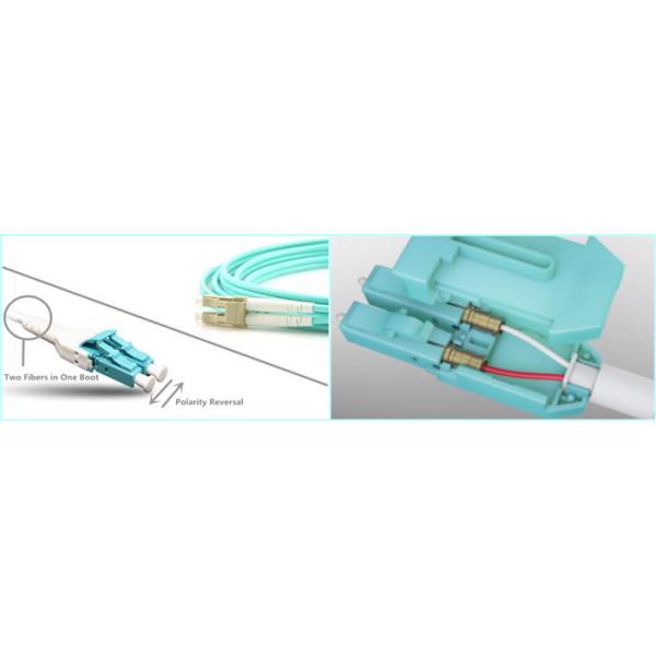 Duplex SMF G.657A1 10M Uniboot Fiber Optic Patch Cable LC/LC