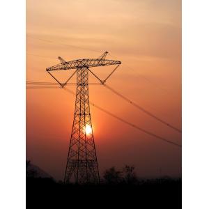 Wind Resistant Lattice Transmission Tower Galvanized Or Ungalvanized Surface