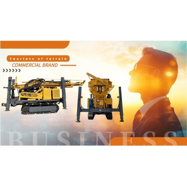 Super Strong Down The Hole Compressed air down the hole drilling is used in various formations in high-temperature areas Water Well Drilling Rig