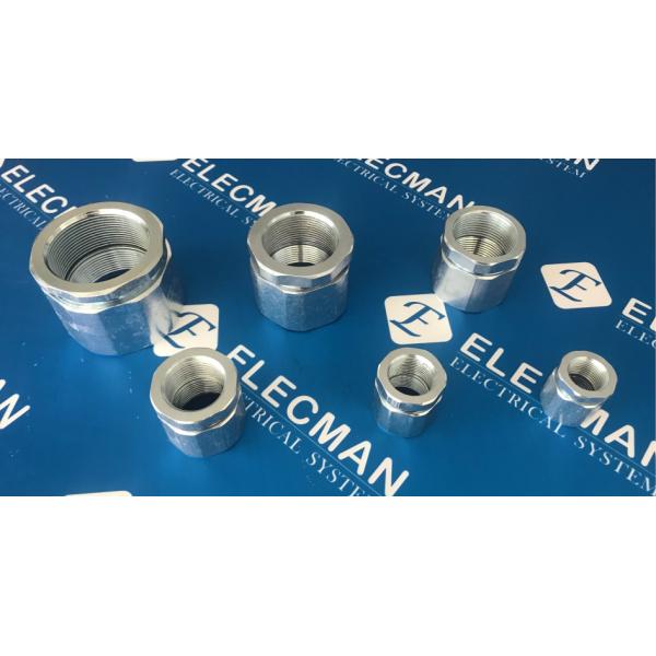 Steel 1-1/2 In. Threaded IMC Rigid Conduit Coupling Three Piece Type