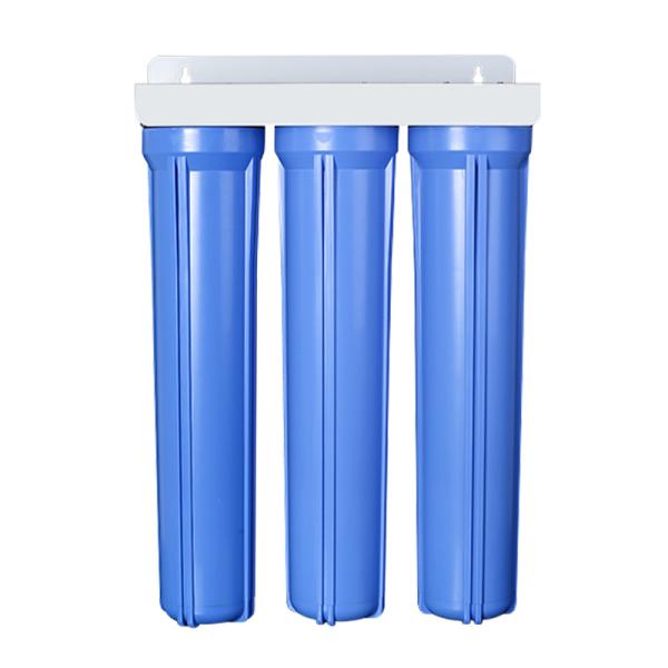 Powerful 3 Stage Whole House Water Filter System with Activated Carbon Filter Housing