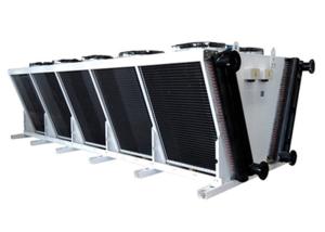 Buy cheap Copper Tubes Immersion Air Dry Coolers With Wet Curtain System product