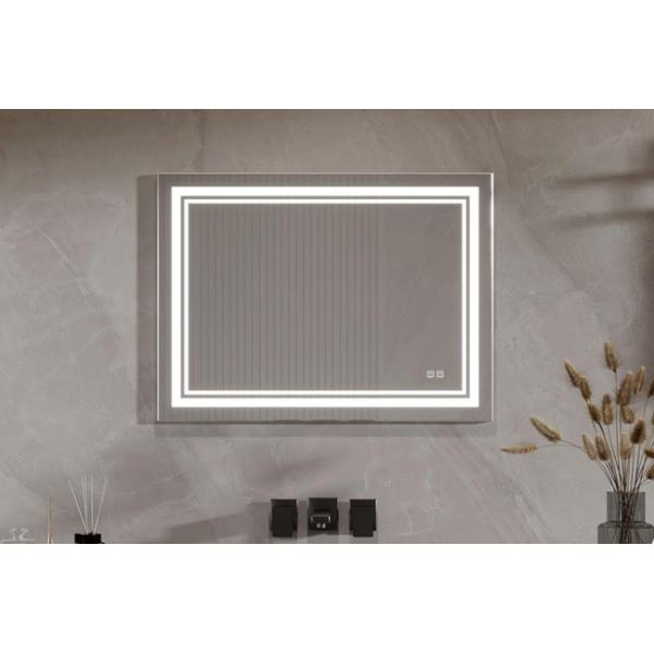 LED Bathroom Smart Mirror Illuminated Square Inteligente Fogless Shower Mirror