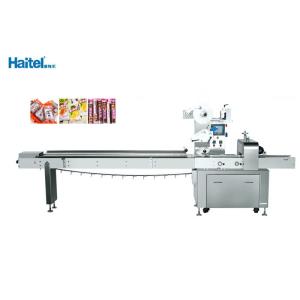 PID Control Snacks Packing Machine , Pillow Cookies Packaging Machine