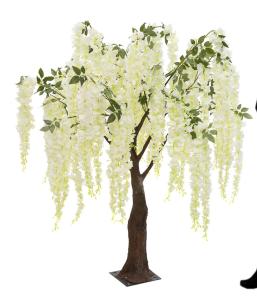 Buy cheap 150cm Height Artificial Wisteria Tree UV Stabilized Fiberglass Plastic product