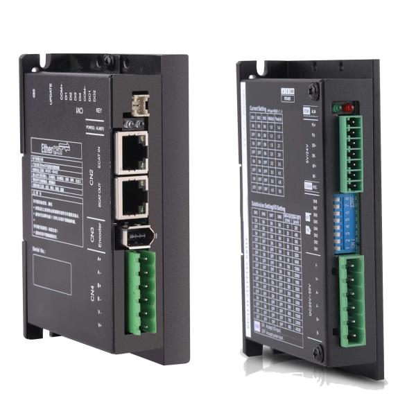 DC 24-60V Closed Loop Stepper Motor Drive 2 Phase Black Color