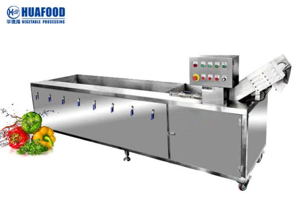 Quality Ozone Disinfect Bubble 1T/H Fruit And Vegetable Washing Machine for sale
