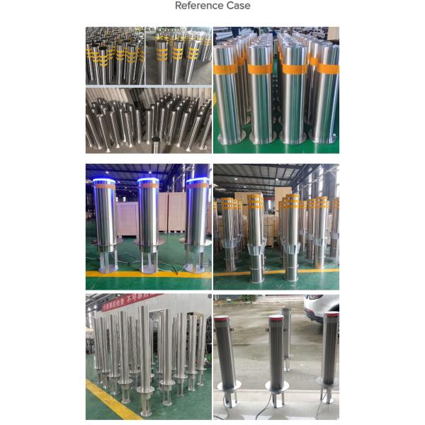 Enhanced Protection Stainless Steel Bollard with Anti-corrosion Traffic Control Embedded Design