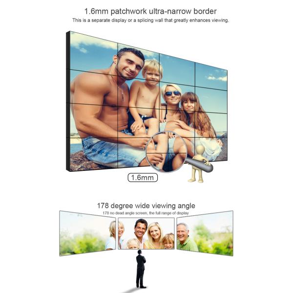 65 Inch Samsung 4k Did Lcd Screen Video Wall System Advertising Monitor