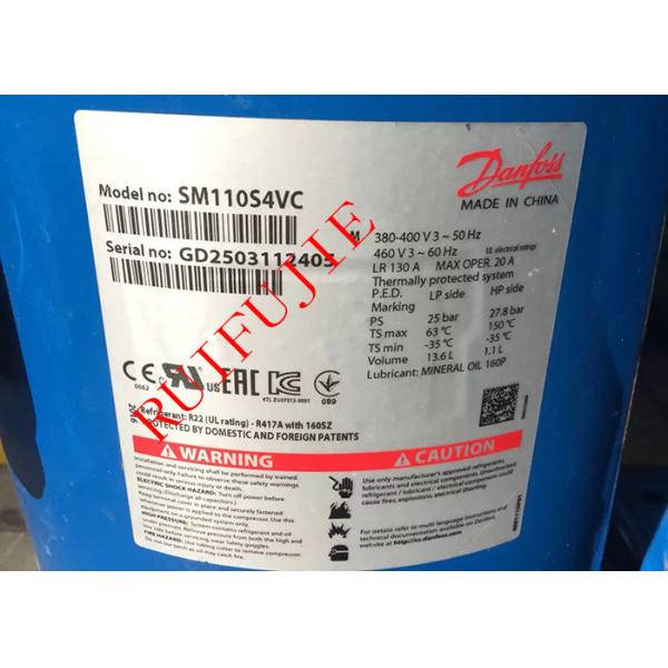 460V/3/60HZ Refrigeration Scroll Compressor SM110S4VC