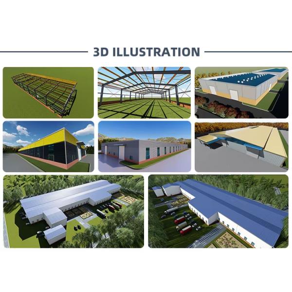 Environment-Friendly Cost-Effective Industrial Light Steel Structure Workshop