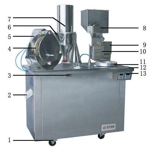 Cheap Semi Auto Capsule Filling Machine with qualified stainless steel 304