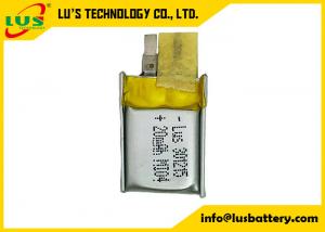 China 8mah - 200mah 3.7v Lithium Polymer Battery PL301215 Lipo Small Battery LP301215 on sale