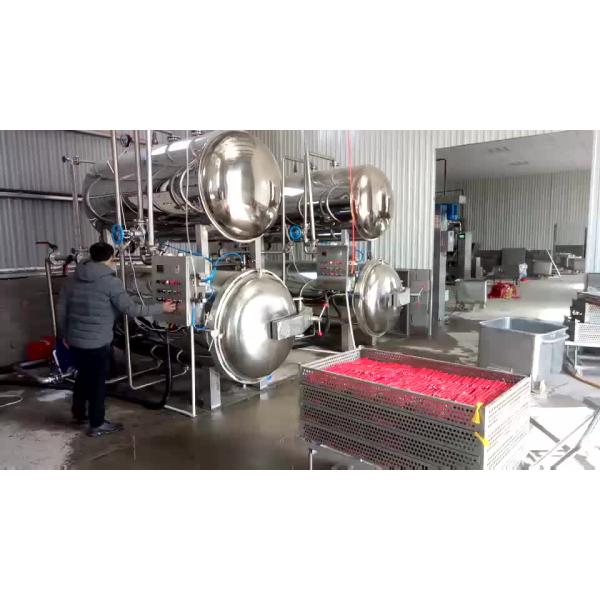Double Layers Sterilization Autoclave for Packaged Food & Canned Food