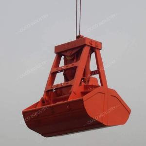 Hydraulic Grab Bucket Wireless Remote Control ABS Certificate Coal Material