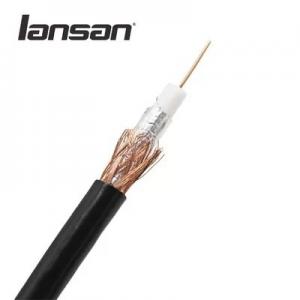 Buy cheap PVC PE Coaxial TV Cable 96 Braiding 0.81mm Conductor 75OHM RG59 product