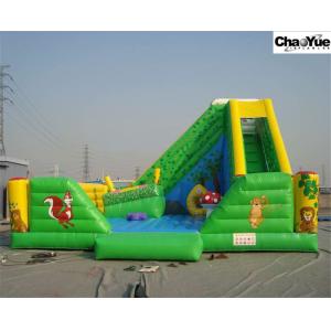Buy cheap Green forest with animas inflatable slide combo (CYFC-05) product