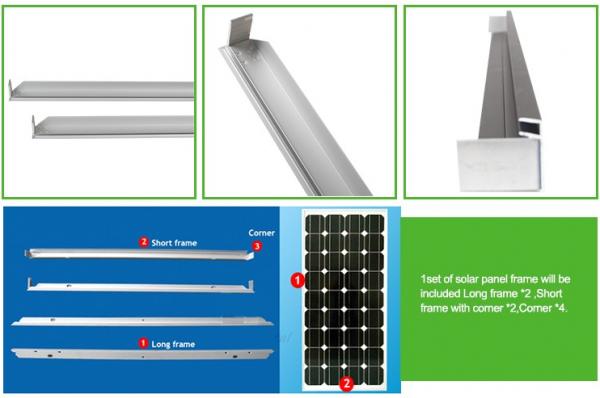 6000 series aluminium profile solar panel frame with high quality