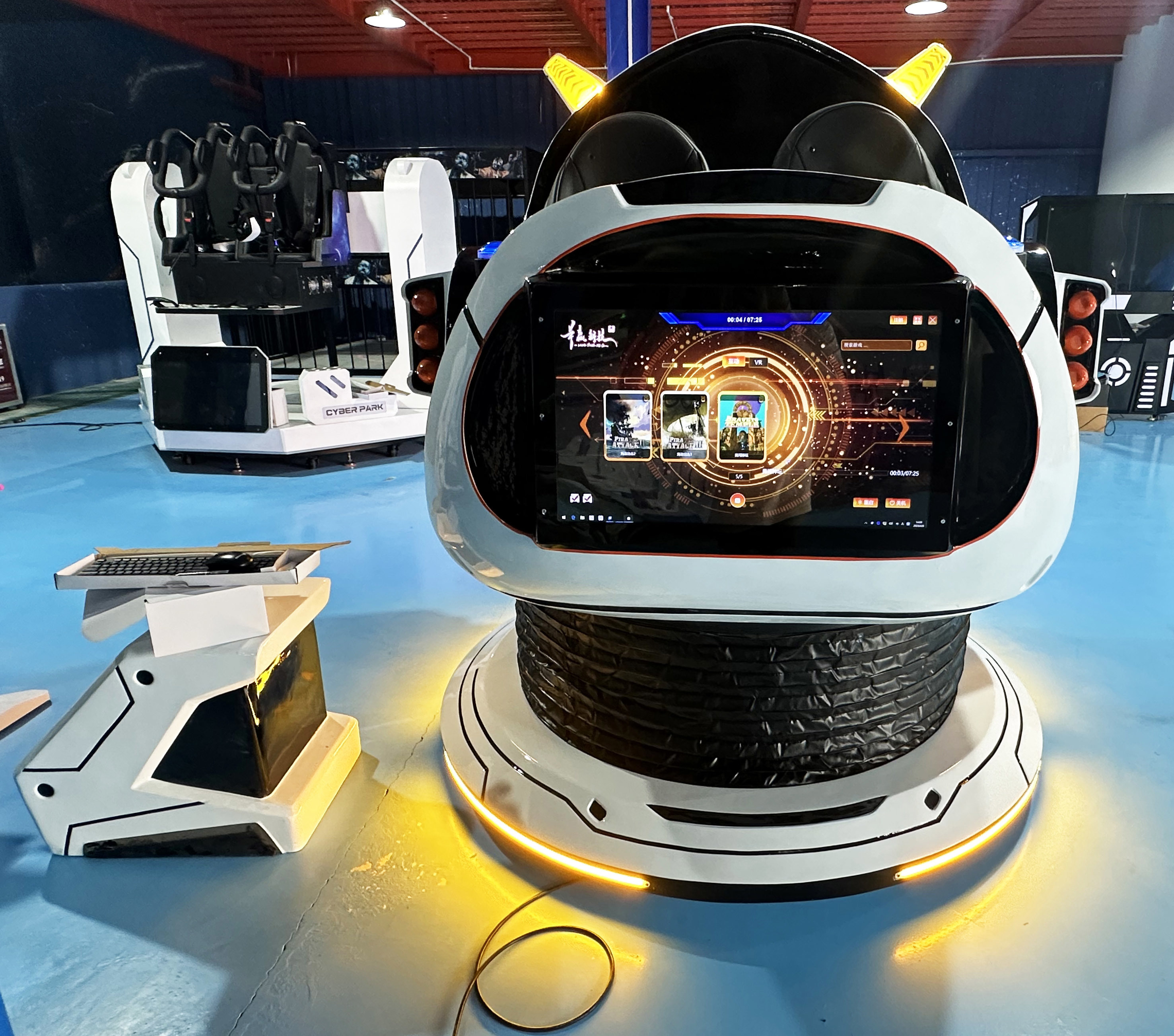 Dreamland VR Simulator Cinema 360 Degree Rotating Vr Chair and Computer Configuration CPU 10100F/8GB Memory/ Motherboard H510M The Ultimate VR 360