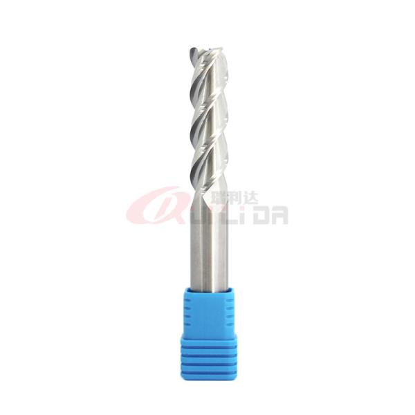 12mm 1/2 3 Flute Carbide End Mill Bits For Cutting Aluminum Corner Radius