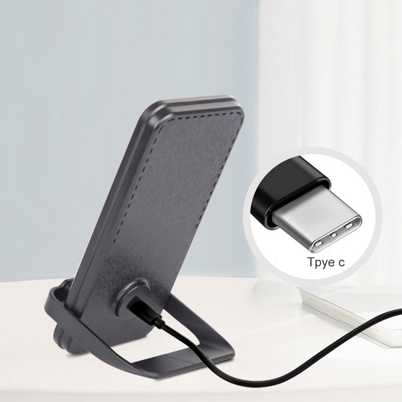 Multifunctional Qi 10w Fast Wireless Charging Stand PC ABS Material