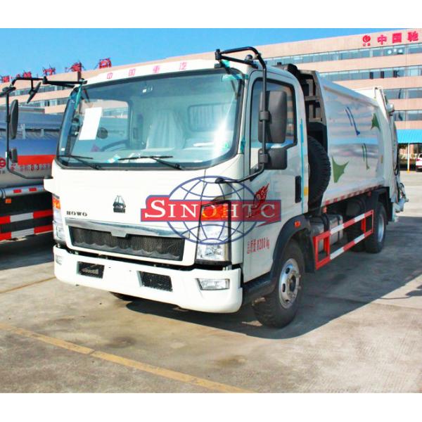 Compactor Waste Collection Trucks 3 - 5 Tons Loading 4m3 Volume Light Duty