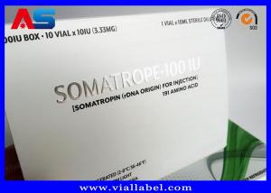 Buy cheap Somatropin Bodybuilding Hcg Tablets Custom Pill Box / Medicine Carton Box product