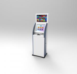 Buy cheap Banking System MultiMedia Touch screen Self Service Kiosk With Metal Keyboard Payment Kiosks product