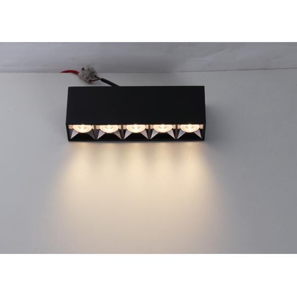 82LM/W IP20 Aluminum PMMA 15W LED Grille Downlight