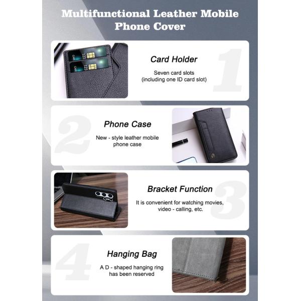 Shockproof Leather Phone Case Custom Phone Case With Card Holders