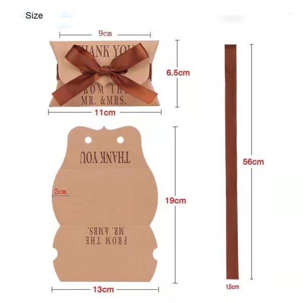 100gsm 150gsm 250gsm Wedding Paper Box Crown Paper Favor Candy Box