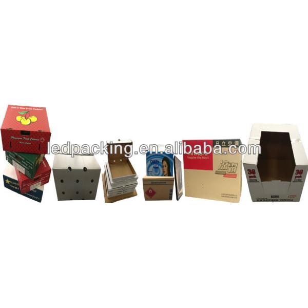Flexo Printed Carton Box/ Corrugated Box, Eco-friendly Paper Material Corrugated Carton