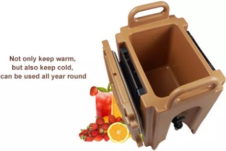 Large Insulated Beverage Dispenser With Spigot 40L