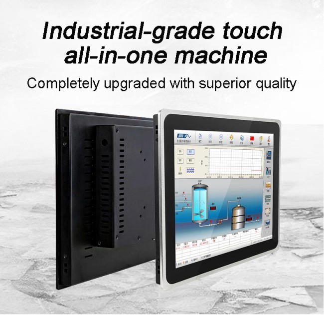 Touch Screen All in One Pc 15 Inch Ips Capacitive Professional Embedded Industrial Control Display