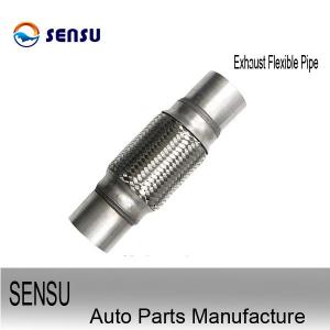 Buy cheap 1.75 X 6 X 10 SS201 Flexible Exhaust Pipe Connector With Wire Braide And Welded Nipple product