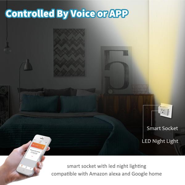 Home Automation Wireless Smart Plug , Wifi Enabled Plug By Phone App