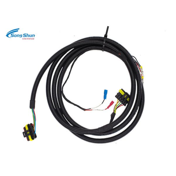 0.75mm2 Automotive Wiring Harness 6PIN Waterproof Connector For Welding Machine