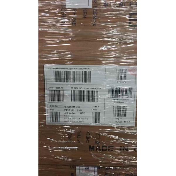 BOE 15.6inch PC LCD Module with 1920x1080 Pixels 250cd/m2 Brightness and 30pin Connector