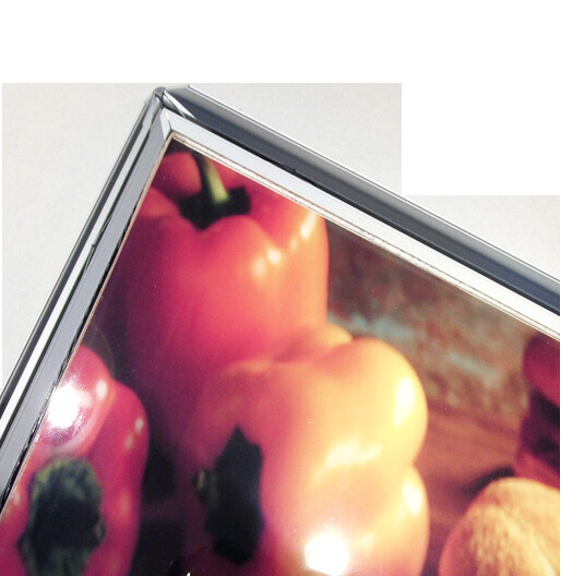 DC12V / 24V Snap Frame LED Light Box , Super Slim LED Menu Advertising Display Board