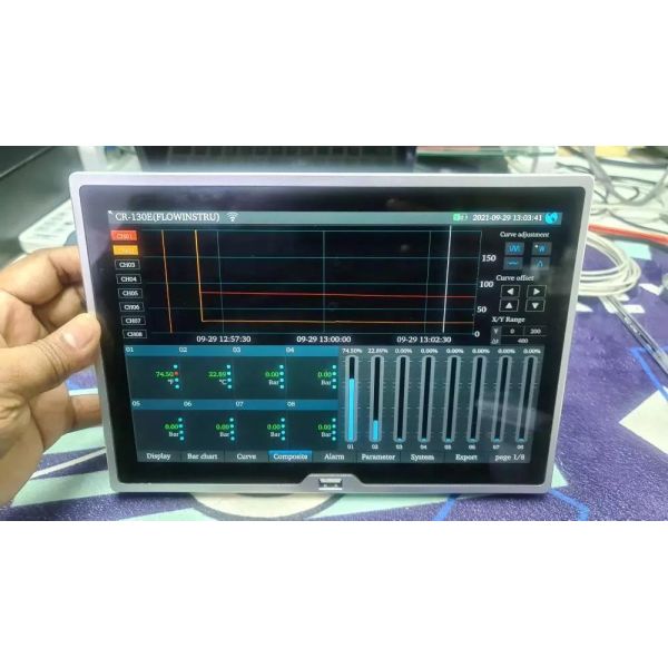 TP1100 Multifunction 8- 200 CH Wireless Data Recorder 10'' Data Logger Data Acquisition System Support HDMI/4G/WIFI/ZIGBEE/LORA/THREAD
