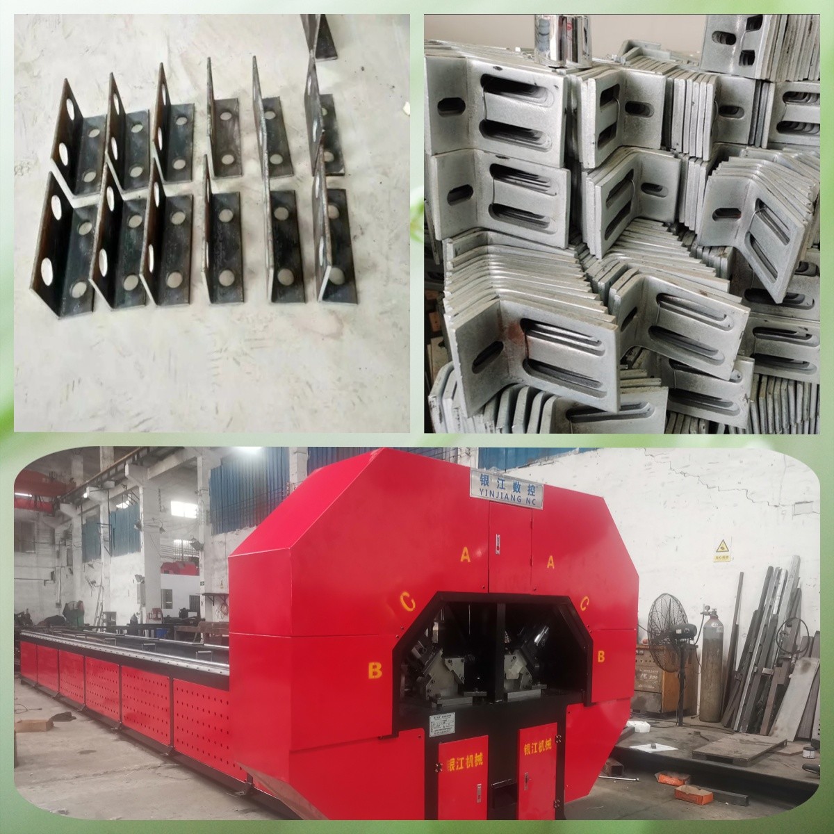380V CNC Steel Structure Punching Machine With 26mm Max. Punching Diameter