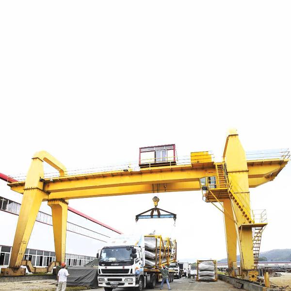 A Type Double Beam Gantry Crane Warehouse Double Girder Gantry Crane