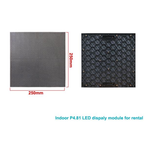 Stage background large led wall full color smd indoor rental p4.81 led display
