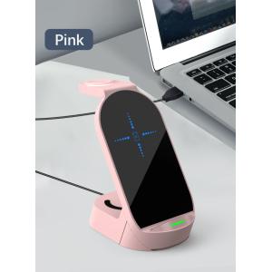 White Multifunction Wireless Charger with 1 Year Input 5V/2A
