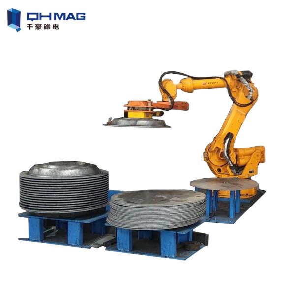 Buy cheap Robot Arm Lifting Material Handling Magnets QHMAG AC 220V product