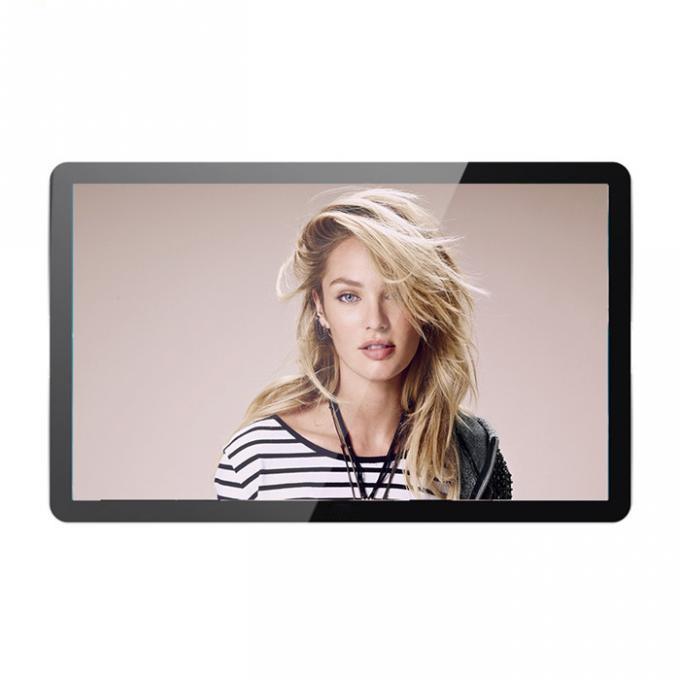 65 Inch High Brightness Window Displays Outdoor Wall Mounted With Anti-glare Glass