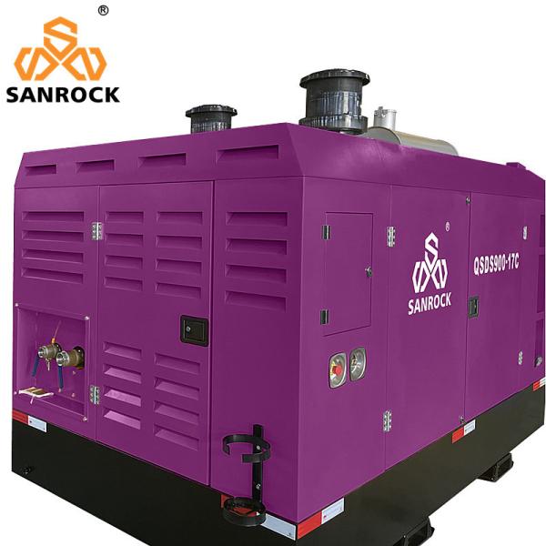 Versatile 3500kg Portable Diesel Screw Air Compressor Mining Air Compressor Machine