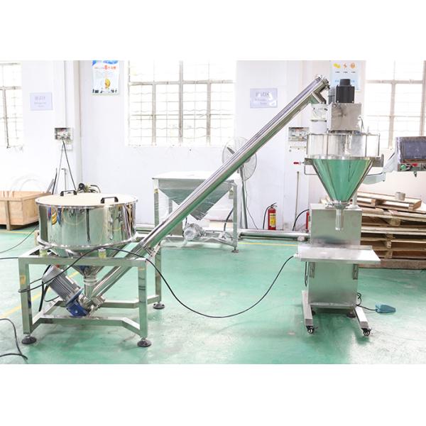 Auger Filler Flour Packaging Machine , Vertical Automatic Auger Filling Machine