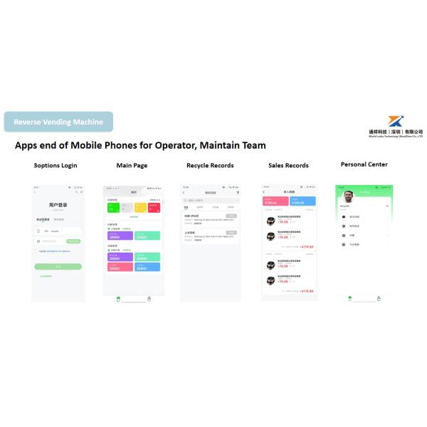 Recycling Made Easy Smart Reverse Vending Machine With Shop Features And GreenGuard Recycle Management